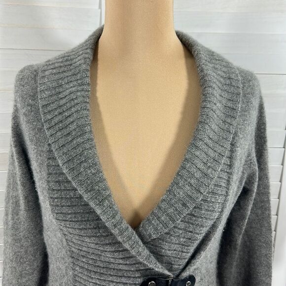 Cynthia Rowley Cashmere Cardigan Small Gray - Picture 2 of 12